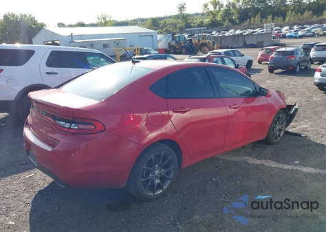 2016 Dodge Dart Sxt из США, поврежденный, VIN 1C3CDFBB9GD540974